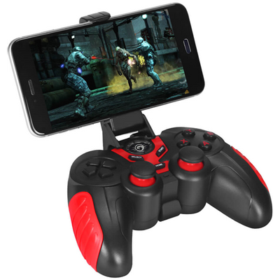 Bluetooth: 2.1 + EDR



Povezivanje: Bluetooth ili USB kabl



Kapacitet baterije: 350 mA



Vreme punjenja: 1.5 h



Vreme korišćenja: 6 - 10 h (neprekidno)



3 režima rada: Gamepad (Android i PC), Miš / Mediji (Android), Icade (iPhone, iPad).



4 LED indikatora: Gamepad, Mouse, Icade, Charge.



Uključena stipaljka za smartphone.



Veličina stipaljke za smartphone: 4 - 8.5 cm



Žični režim (X-input) dostupan na računaru.



Kompatibilnost: Android, iOS i PC




