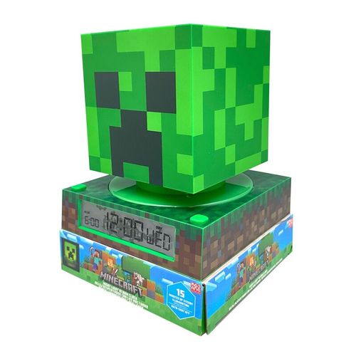 Minecraft 3D lamp with alarm clock slika 2