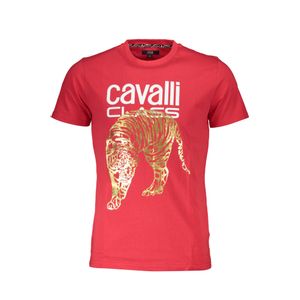 CAVALLI CLASS T-SHIRT SHORT SLEEVE MAN RED
