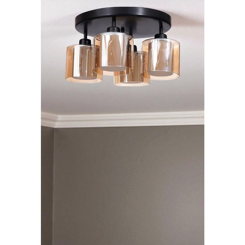 Opviq Luster 655, med, crna slika 1