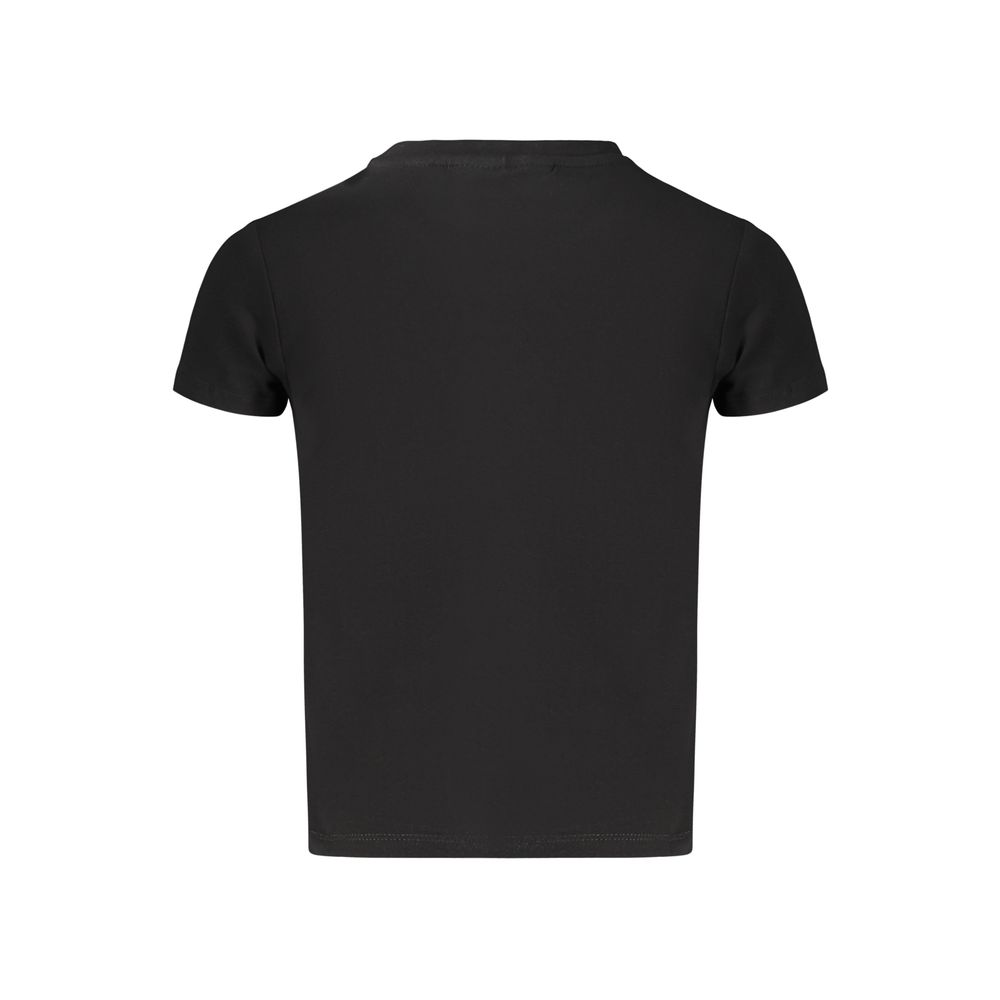 Guess Jeans majica kratkih rukava za djevojčice, crna slika 2