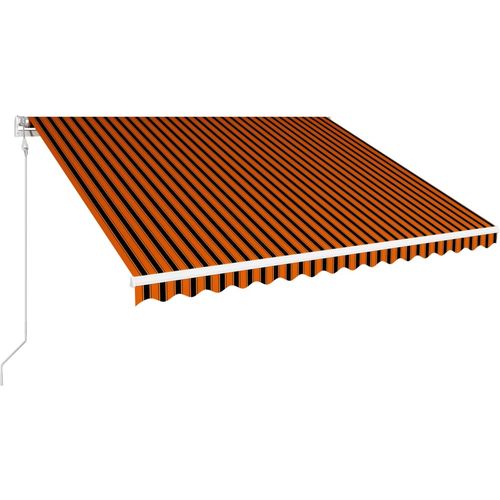 Tenda na automatsko uvlačenje 400 x 300 cm narančasto-smeđa slika 8