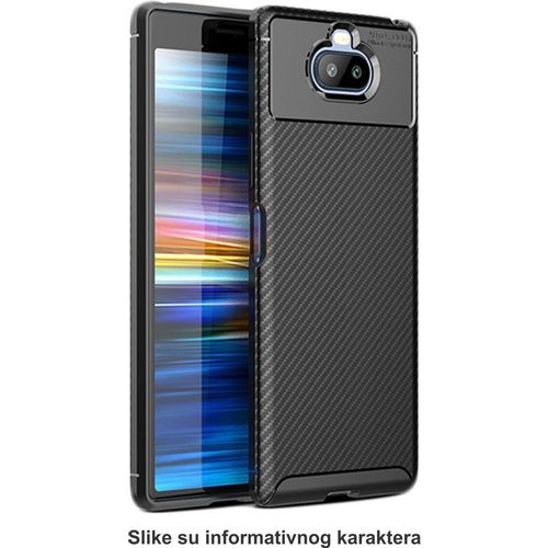 MCTK74-IPHONE 14 * Futrola Carbon Fiber Silicone Black (279.) slika 2