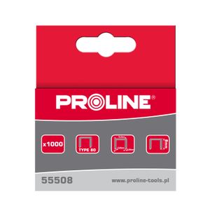 KLAMERICE TIP 80 12MM 12,9*0,95MM 1000KOM PROLINE  55512