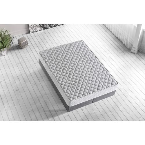 Woody Fashion Madrac, Bijela boja, Hybrid 200x200 cm Double Size Soft and Firm Mattress slika 2