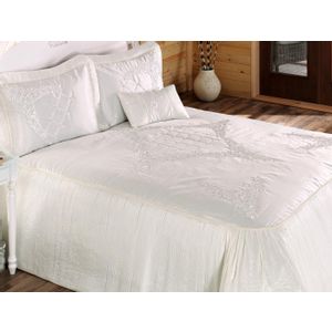 Wedding Ecru Double Bedspread Set