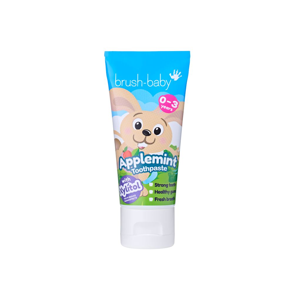 Brush-Baby Dječija pasta za zube sa okusom jabuke i mente 0m+ 50ml - Applemint slika 1