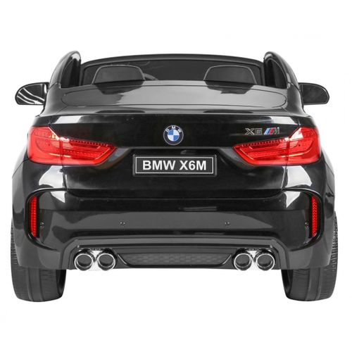 Licencirani auto na akumulator BMW X6M XXL - dvosjed - crni/lakirani slika 9