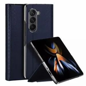 DUX DUCIS Bril – kožna maska ​​za Samsung Galaxy Z Fold5 5G plava