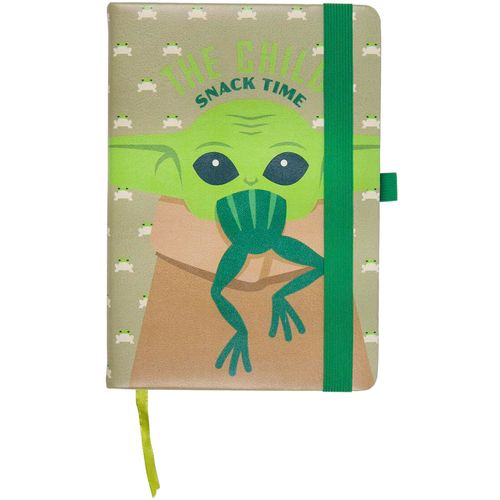 Stars Wars The Mandalorian Yoda Child A5 faux-leather notebook slika 2