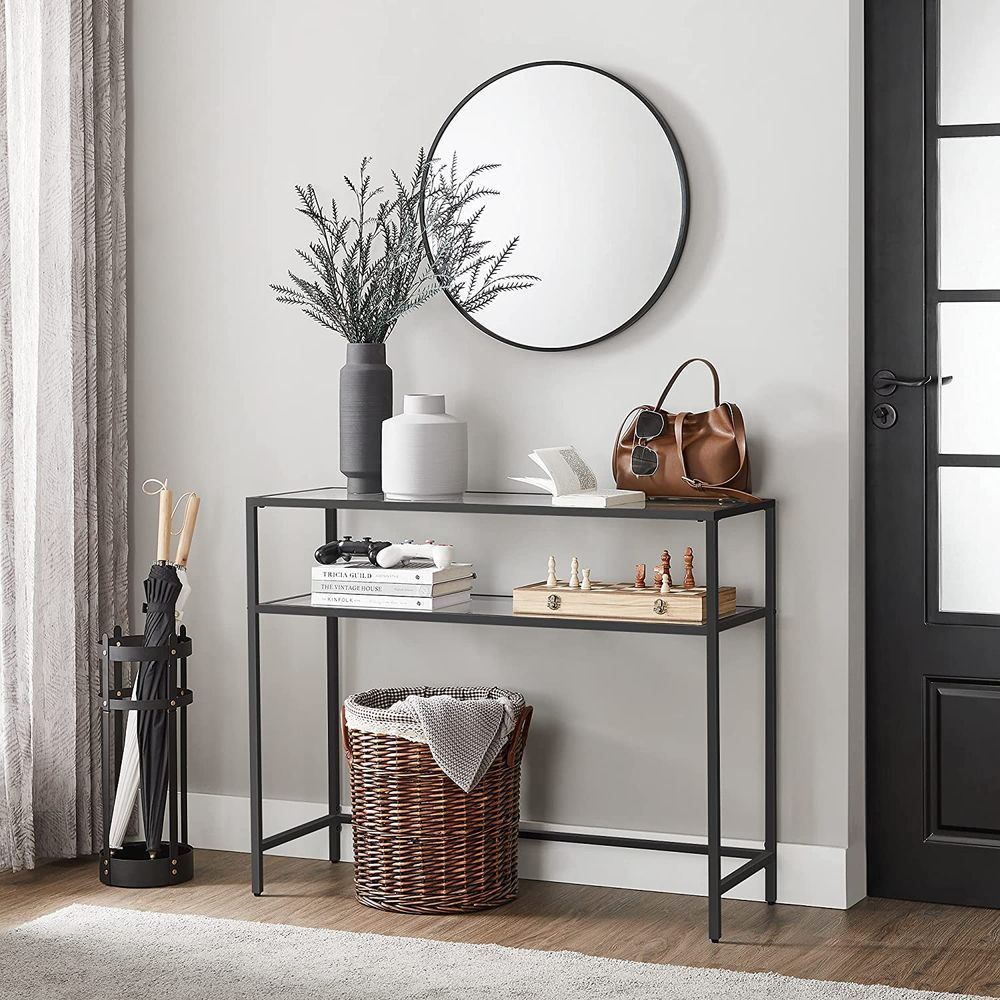 By-4 - Crni Transparentni Komoda slika 1