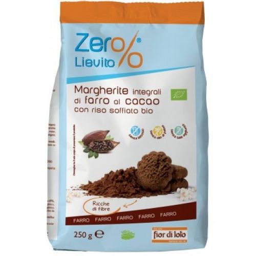 ZER%LIEVITO Keksi margarite pir & kakao & riža BIO 250g slika 1