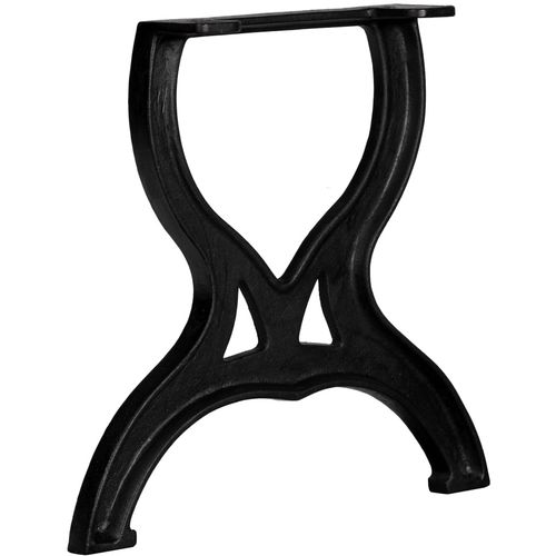 Noge za stolić za kavu 2 kom u obliku slova X lijevano željezo slika 48