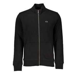 LA MARTINA MEN'S BLACK ZIP SWEATSHIRT