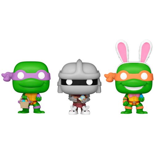 Carrot Pocket POP blister 3 figures Ninja Turtles Donatello Shredder Michelangelo slika 2