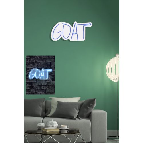 Wallity Ukrasna plastična LED rasvjeta, GOAT - Blue slika 3