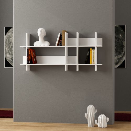 Beads - White White Wall Shelf slika 1