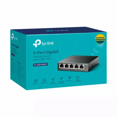 Switch 10/100/1000 5-port TP-Link TL-SG1005LP 4xPoE port 30W slika 2