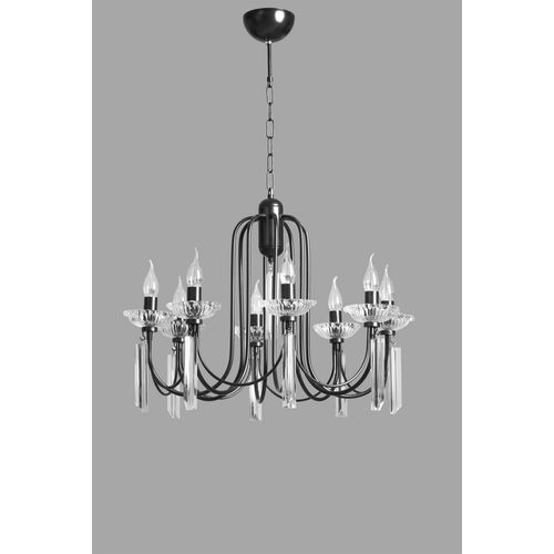 Kontes 8751-2 Black Chandelier slika 3