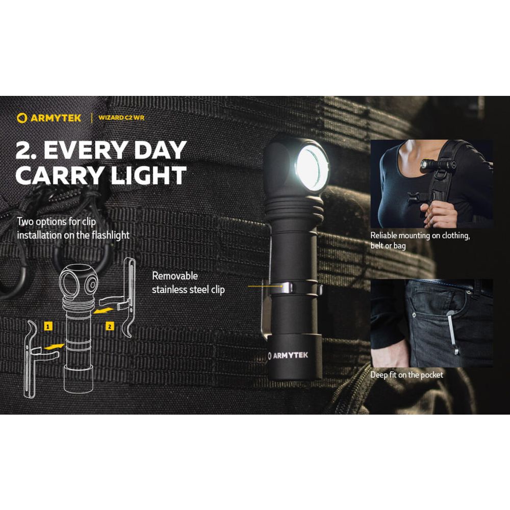 Armytek Baterijska lampa Wizard C2 WR slika 15