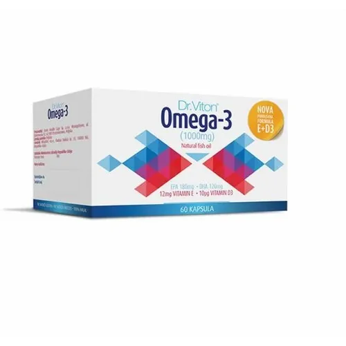 Dr. Viton Omega 3 (Vitamin E + D3) 60 kapsula slika 1