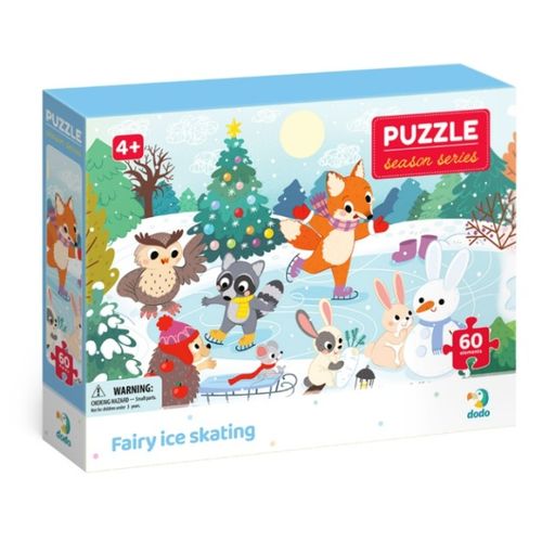 DODO Puzzle Životinje na Klizanju, 60 komada slika 1