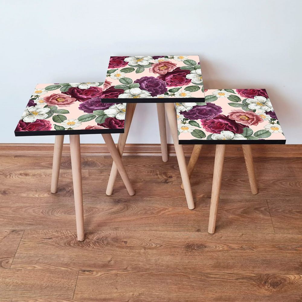 Nesting stolovi 3Shp174 - (3 komada) - boje: višebojni slika 1
