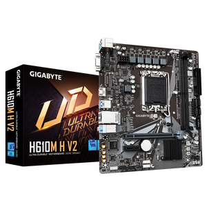 GIGABYTE H610M H V2 mATX matična ploča za Intel LGA1700, DDR5, HDMI