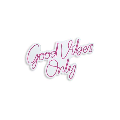 Wallity Good Vibes Only 2 - Dekorativna LED rasveta u roze boji slika 4