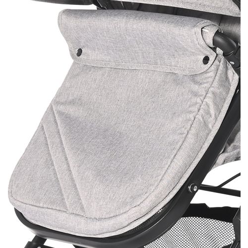 LORELLI ALBA CLASSIC Kolica 2u1 Grey: Košara + Zimska Navlaka (0mj+) - (do 15kg/96cm) slika 15