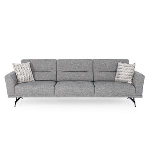 Slate Grey 4-Seat Sofa-Bed