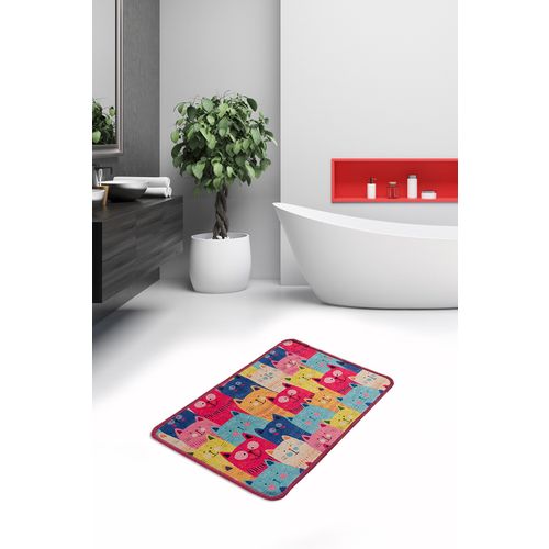 Meow DJT - Colourful Multicolor Bathmat slika 1