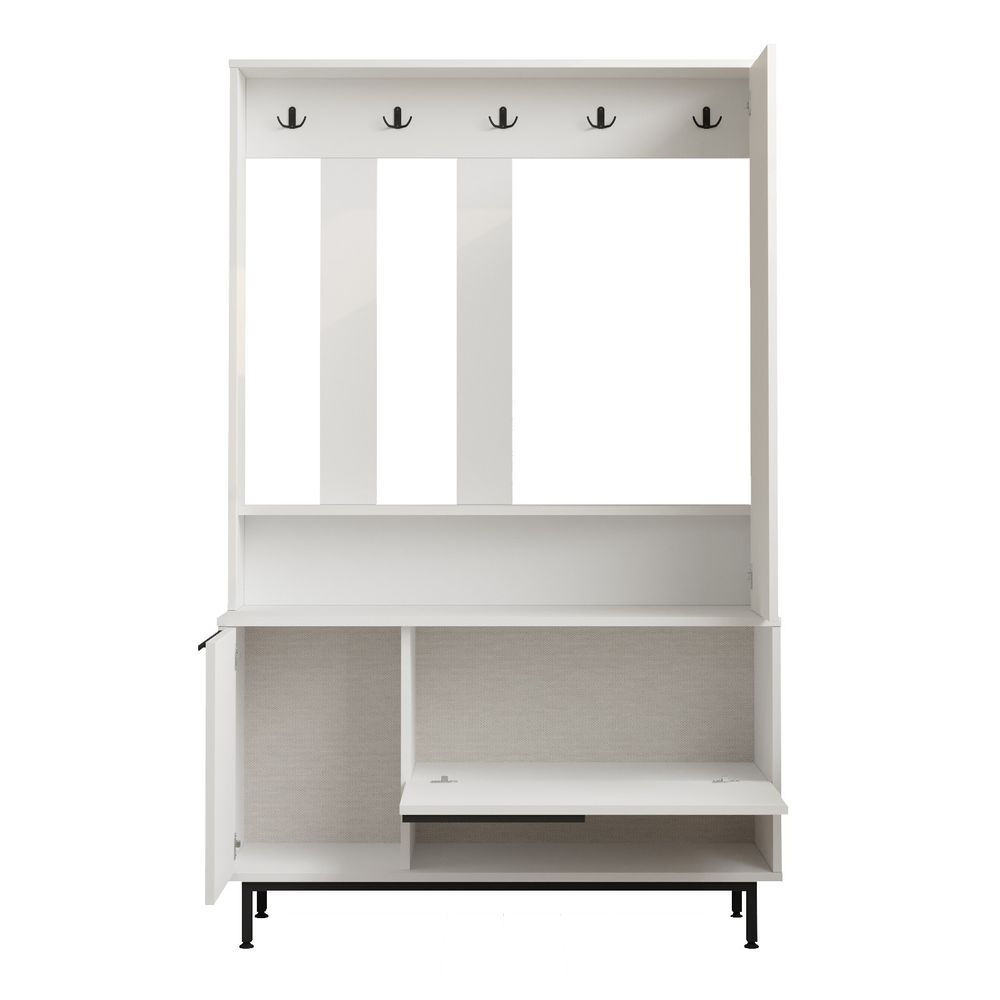 Hall Stand On11-W - Bijela Boja slika 5