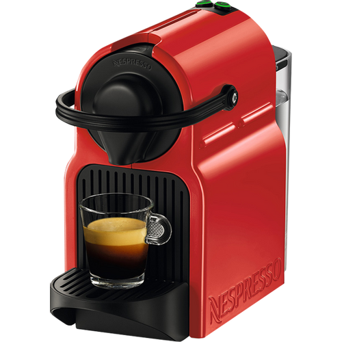 Inissia Red Nespresso aparat/ Kapsule Economy pack 1/100 + POKLON Postolje slika 2