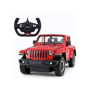 Licencirani auto na daljinsko upravljanje Jeep Wrangler Rubicon 1:14 Rastar - crveni