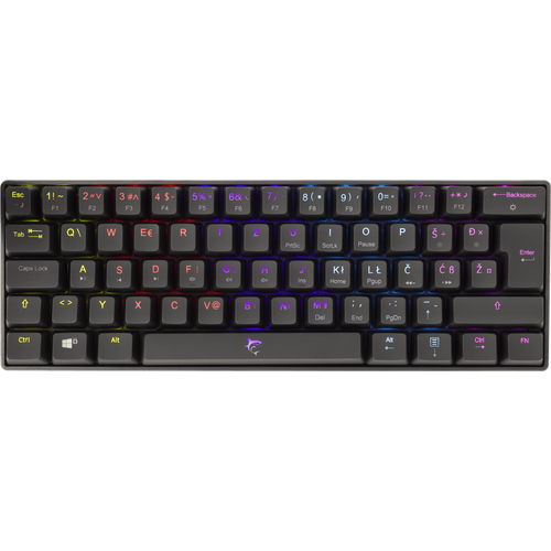 White Shark WS GK 2022 SHINOBI, Black US, Mechanical Keyboard slika 1