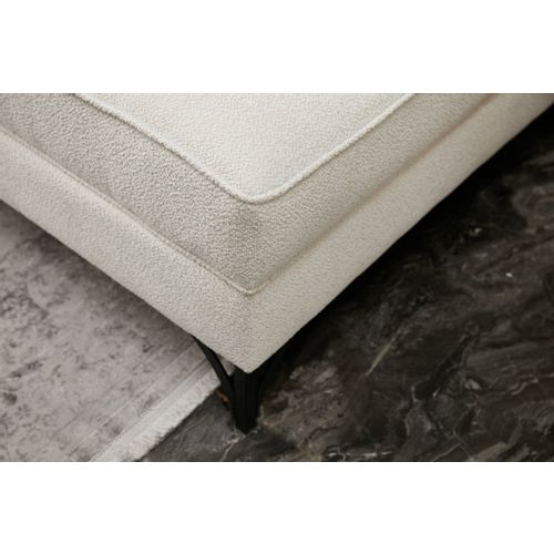 Atelier Del Sofa Kutna garnitura, Krem Crno, Berlin Left - Cream, Black slika 6