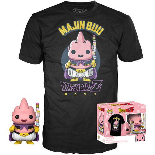 Set figure POP & Tee Dragon Ball Z Majin Buu Exclusive size S slika 1