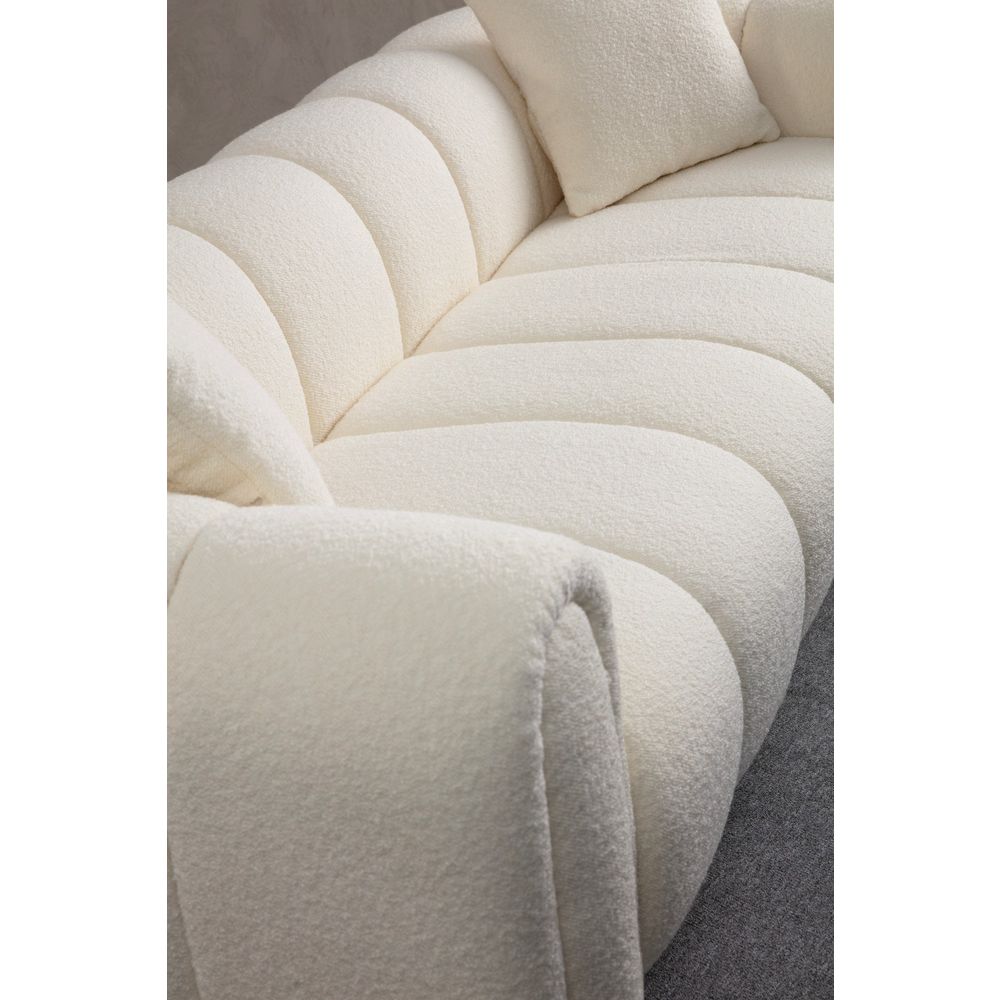 Puffy 3 - Bijela Troosna Sofa slika 3
