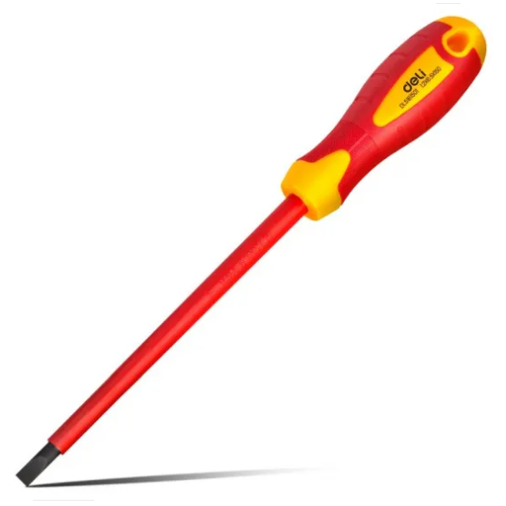 Deli Odvijač VDE sa ravnim prihvatom 6,5x150mm, EDL5161501 slika 1