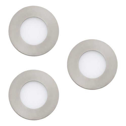 Eglo Fueva-c ugradbena led/set 3 kom, 3x3w, 1080 lm, 2700k-6500k, rgb bijela, nikl/mat   slika 1