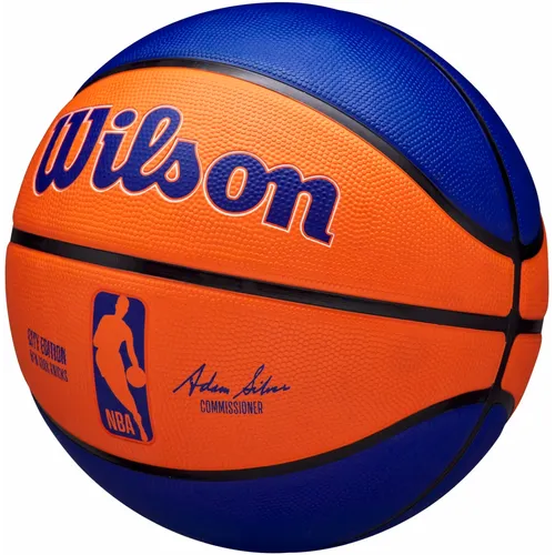 Wilson nba team city edition new york knicks out ball wz4024220xb slika 3