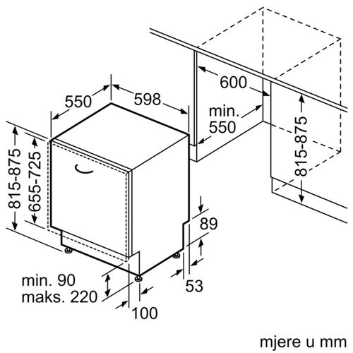 Bosch perilica posuđa SMV46KX04E slika 12