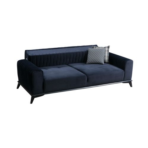 Atelier Del Sofa Lisa - Trosed na razvlačenje u mornarsko plavoj boji slika 3