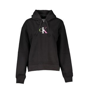 CALVIN KLEIN WOMEN'S ZIPLESS SWEATSHIRT BLACK