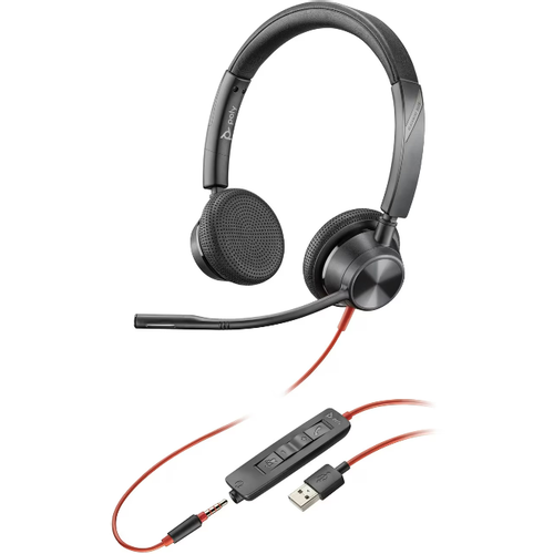 HP Poly Blackwire 3325 USB-A Headset, Black 76J20AA slika 1