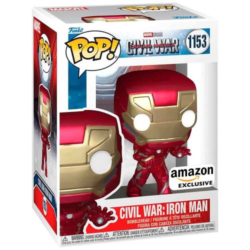 Funko POP figura Marvel Civil War: Kapetan Amerika - Građanski Rat Iron Man Ekskluzivno slika 2