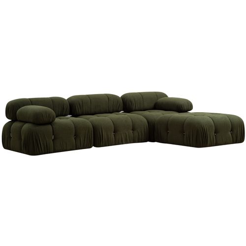 Ugaona Sofa Bubble Green L1-O1-1R-PUF u Zelenoj Boji slika 9