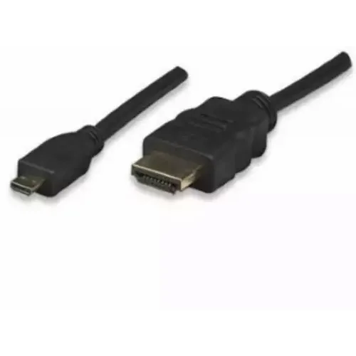 Kabl HDMI - HDMI micro 1.4 m/m crni 1.5m slika 1