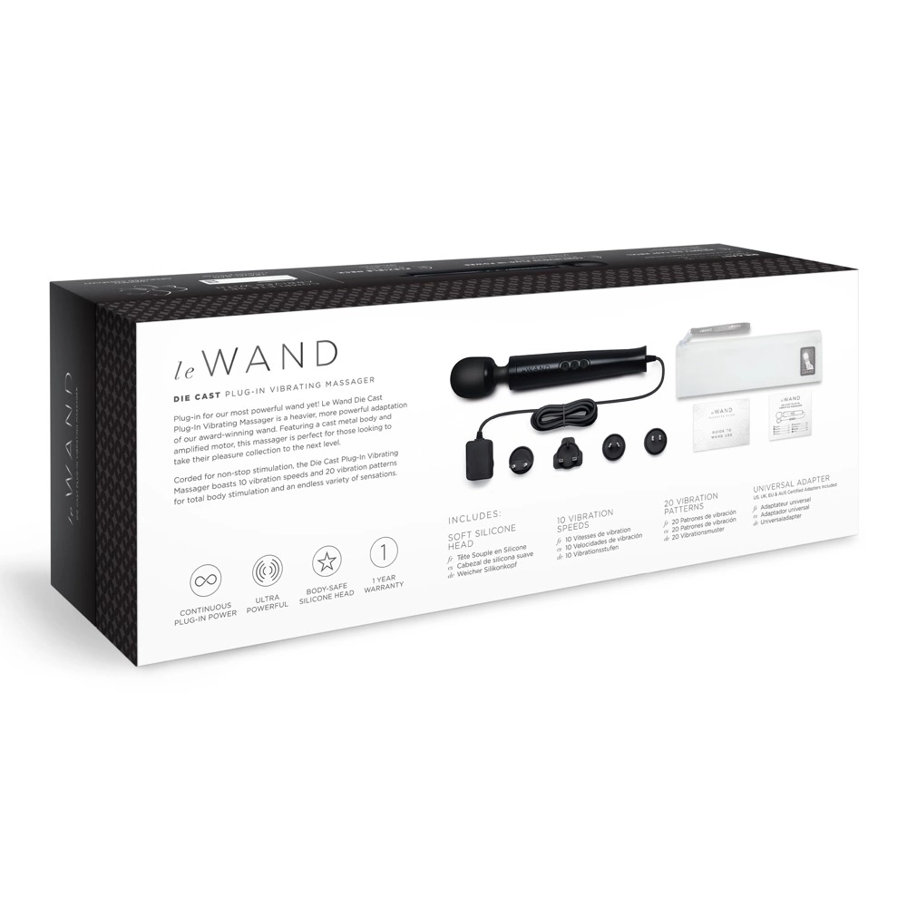 le Wand Diecast Plug-in Black slika 8